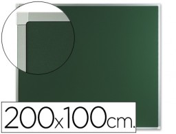Pizarra verde Q-Connect 200x100cm. melamina